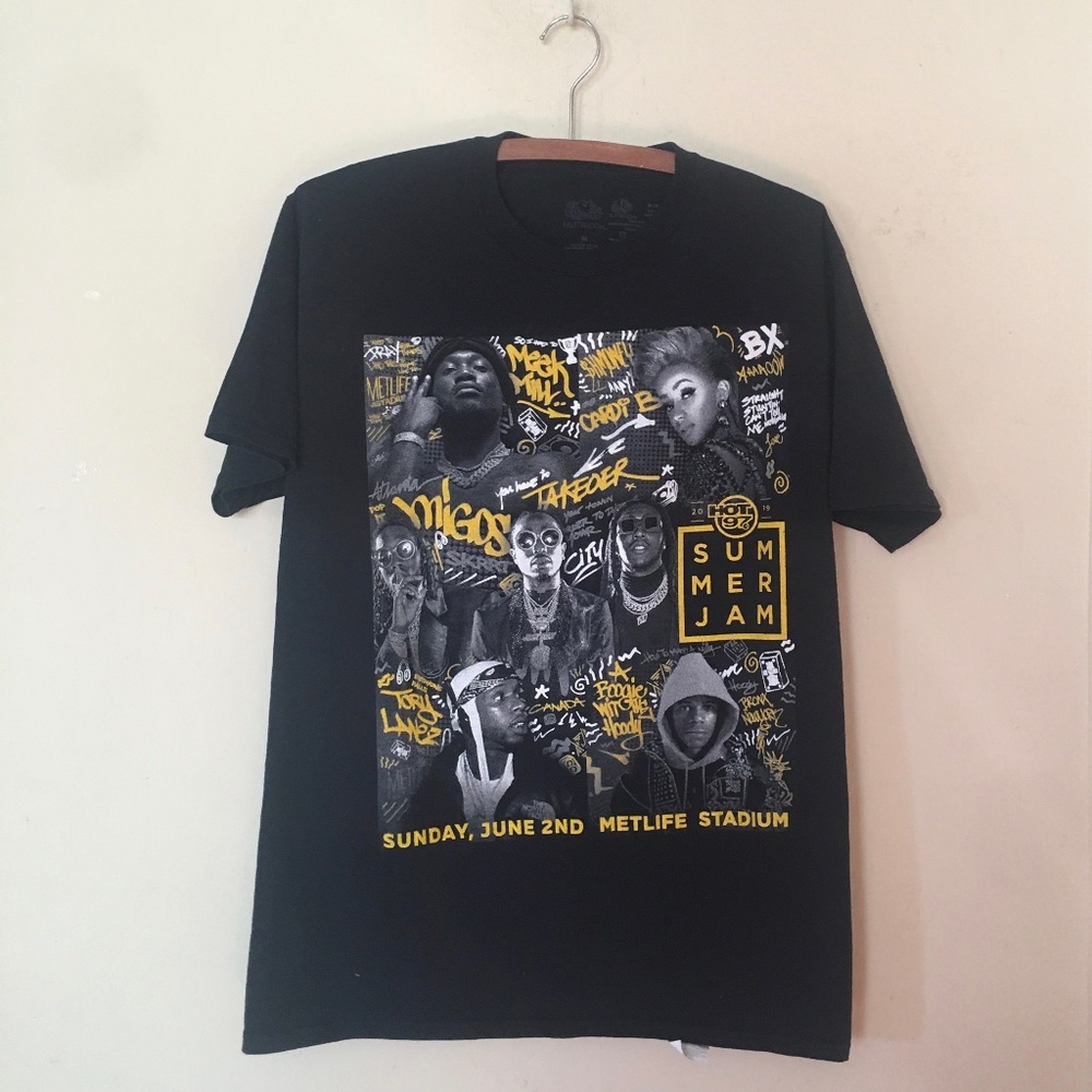 2019 Hot 97 Summer Jam NYC Concert T Shirt, medium